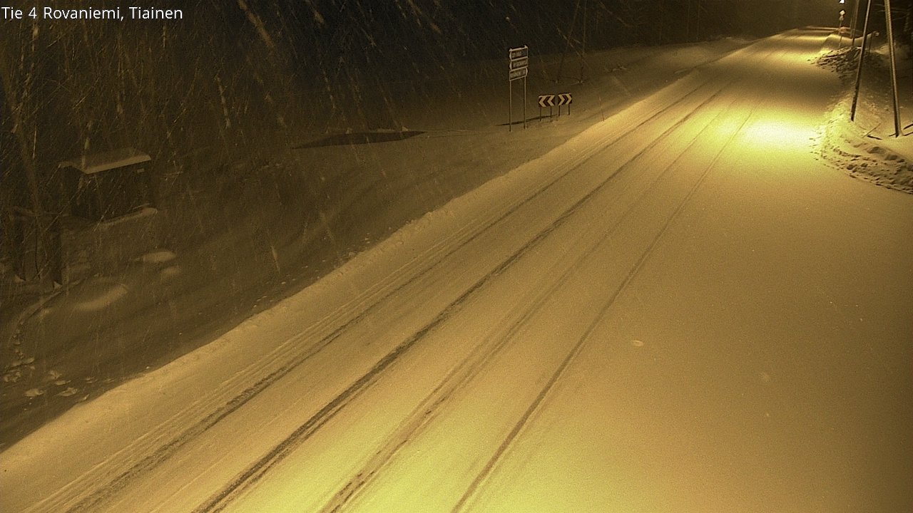 Kelikamerat Kuva Tie 4 Rovaniemi, Tiainen, Rovaniemi, Lappi