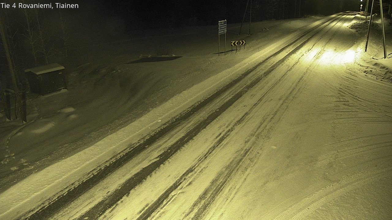 Kelikamerat Kuva Tie 4 Rovaniemi, Tiainen, Rovaniemi, Lappi