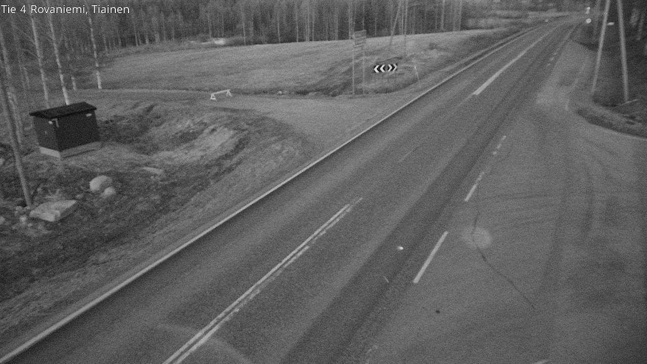 Weather Camera Image Väg 4 Rovaniemi, Tiainen, Rovaniemi, Lappi