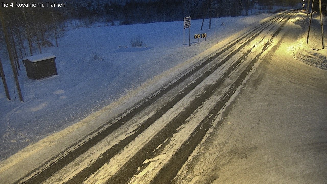 Kelikamerat Kuva Tie 4 Rovaniemi, Tiainen, Rovaniemi, Lappi