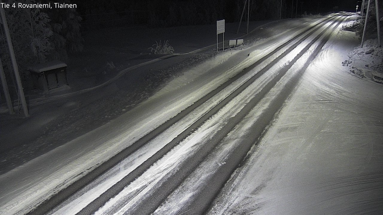 Kelikamerat Kuva Tie 4 Rovaniemi, Tiainen, Rovaniemi, Lappi