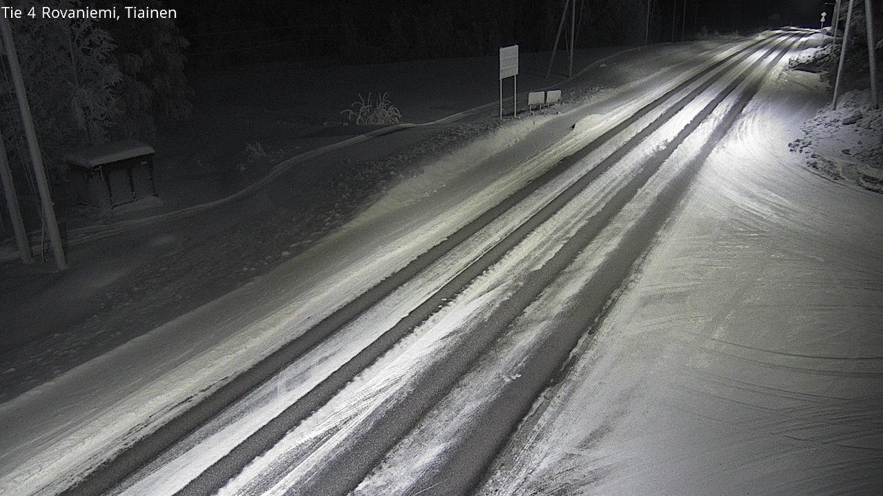 Kelikamerat Kuva Tie 4 Rovaniemi, Tiainen, Rovaniemi, Lappi