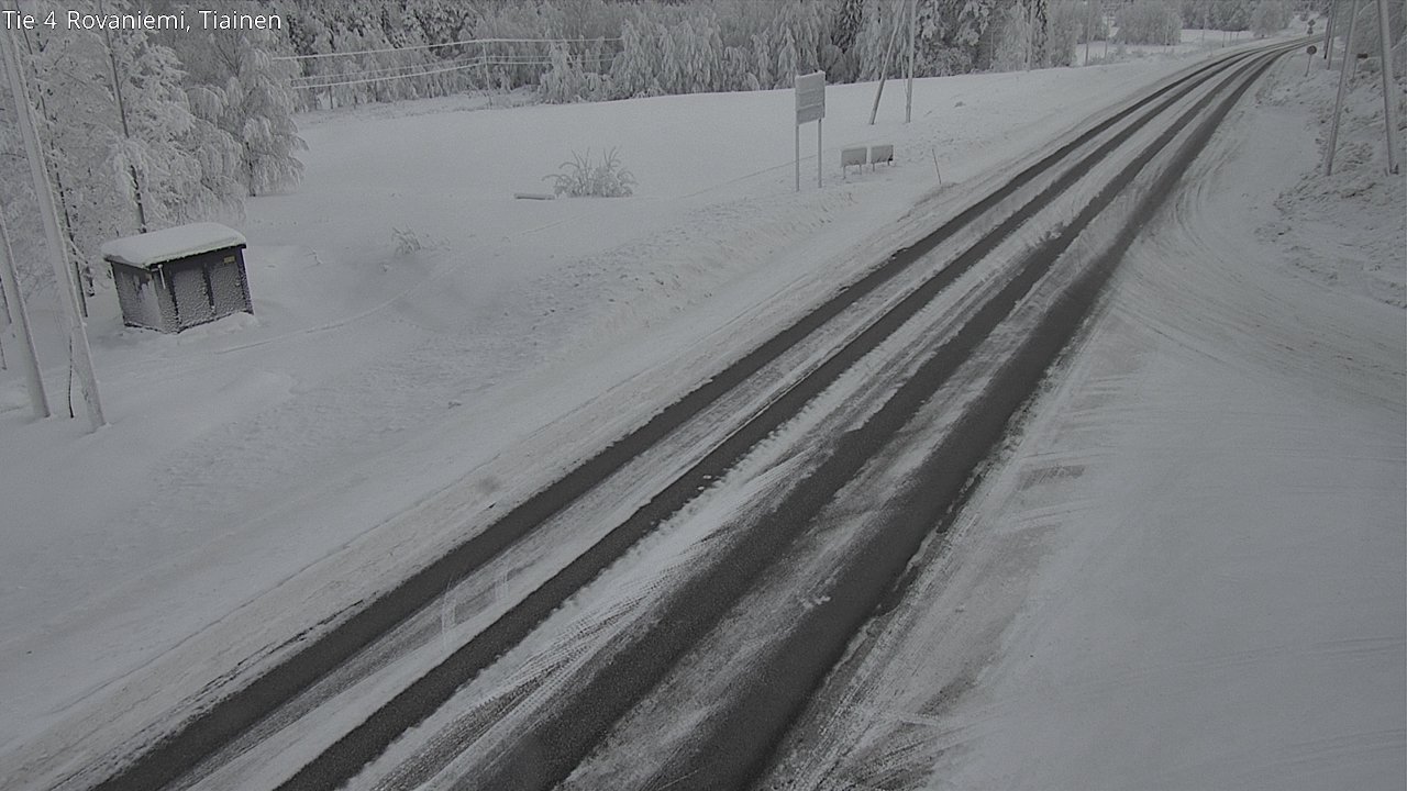 Kelikamerat Kuva Tie 4 Rovaniemi, Tiainen, Rovaniemi, Lappi