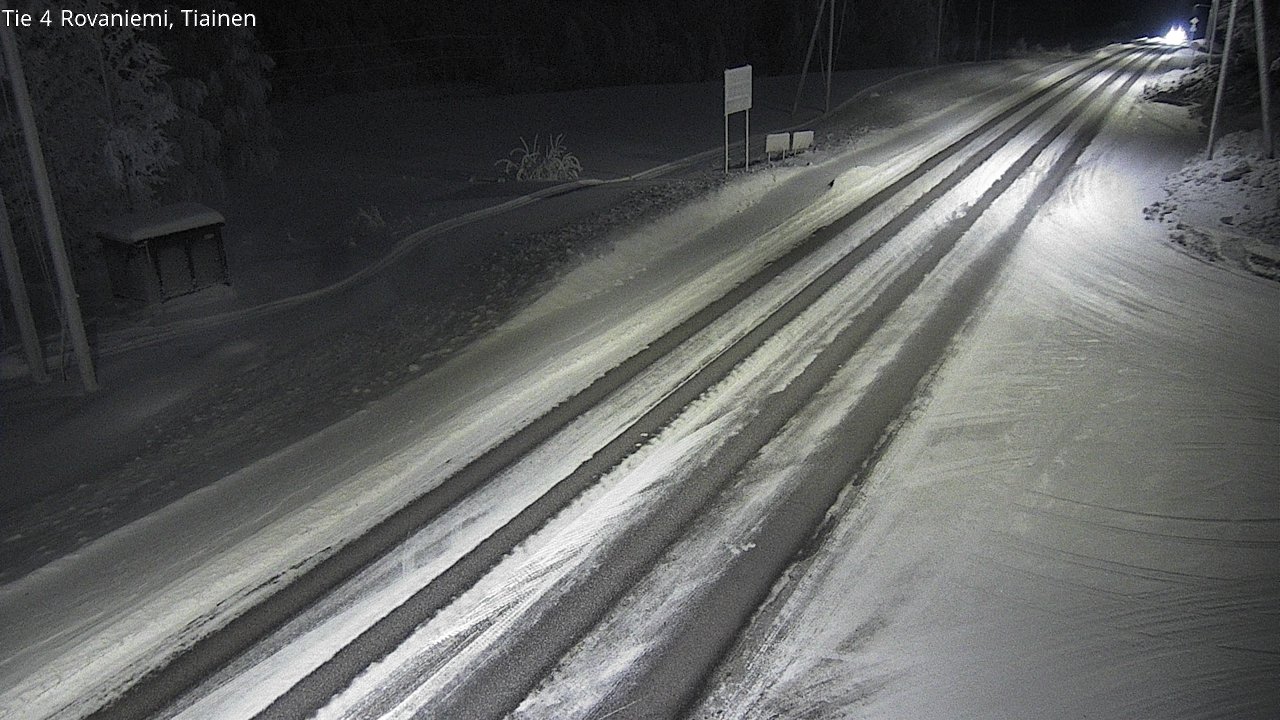 Kelikamerat Kuva Tie 4 Rovaniemi, Tiainen, Rovaniemi, Lappi