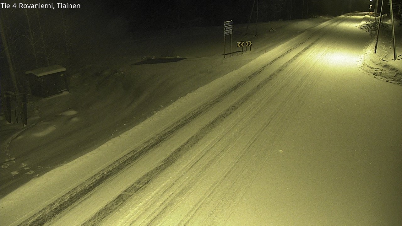 Kelikamerat Kuva Tie 4 Rovaniemi, Tiainen, Rovaniemi, Lappi