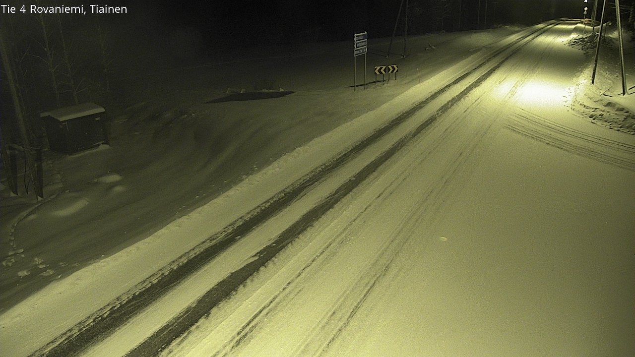 Kelikamerat Kuva Tie 4 Rovaniemi, Tiainen, Rovaniemi, Lappi