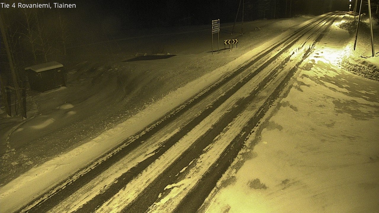 Kelikamerat Kuva Tie 4 Rovaniemi, Tiainen, Rovaniemi, Lappi