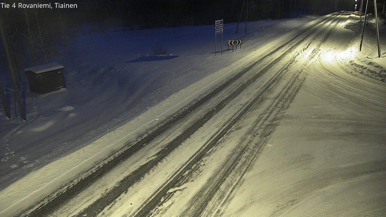 Kelikamerat Kuva Tie 4 Rovaniemi, Tiainen, Rovaniemi, Lappi