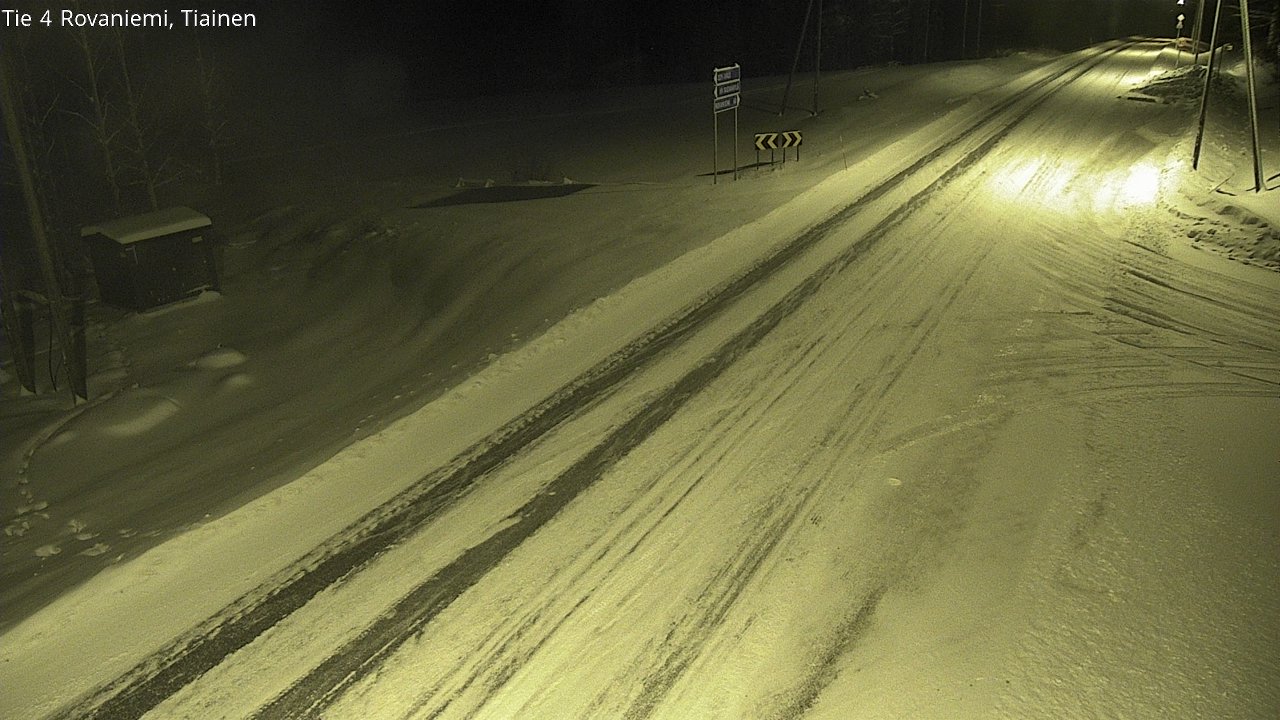 Kelikamerat Kuva Tie 4 Rovaniemi, Tiainen, Rovaniemi, Lappi