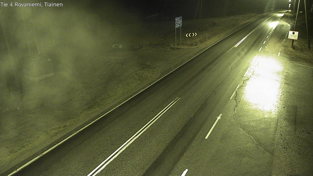Kelikamerat Kuva Tie 4 Rovaniemi, Tiainen, Rovaniemi, Lappi