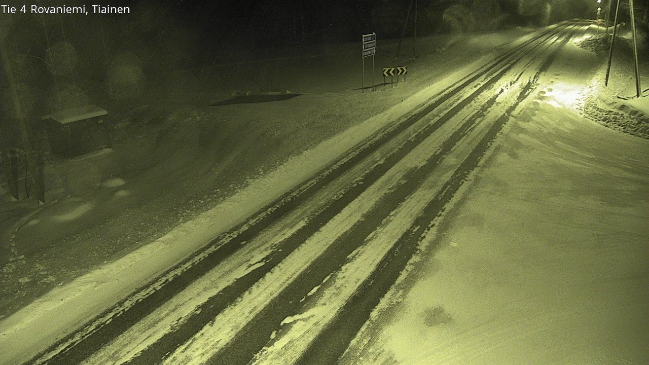 Kelikamerat Kuva Tie 4 Rovaniemi, Tiainen, Rovaniemi, Lappi