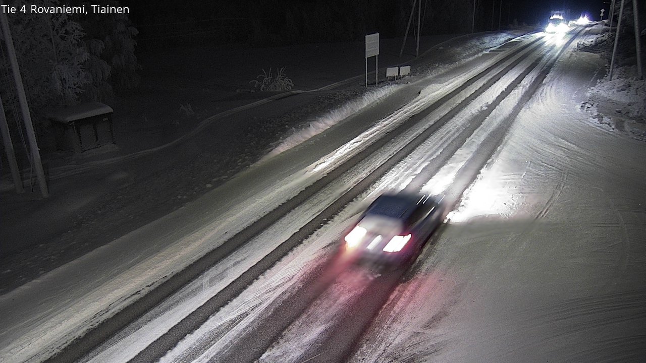 Kelikamerat Kuva Tie 4 Rovaniemi, Tiainen, Rovaniemi, Lappi