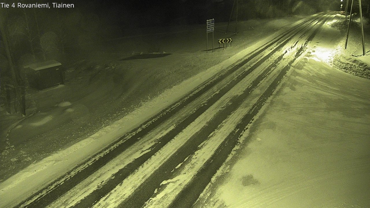 Kelikamerat Kuva Tie 4 Rovaniemi, Tiainen, Rovaniemi, Lappi