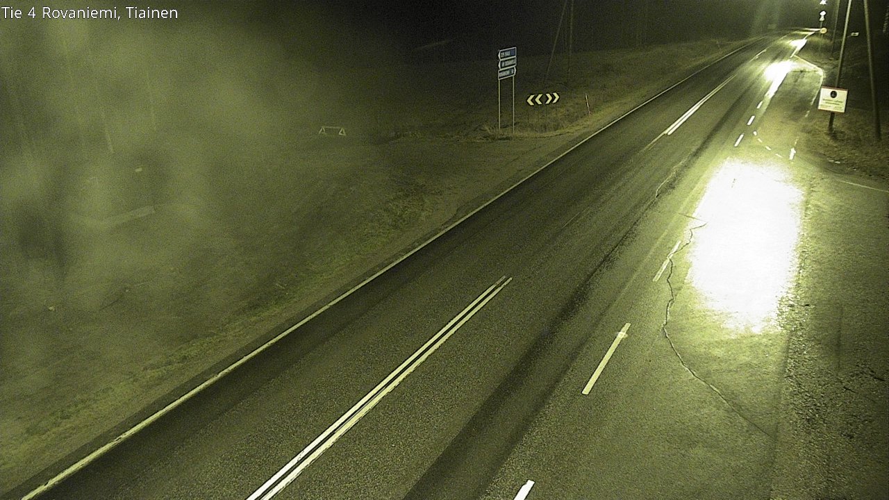 Kelikamerat Kuva Tie 4 Rovaniemi, Tiainen, Rovaniemi, Lappi