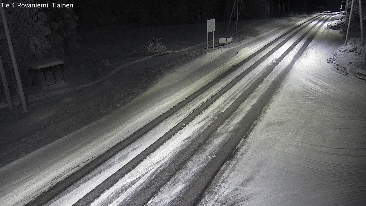 Kelikamerat Kuva Tie 4 Rovaniemi, Tiainen, Rovaniemi, Lappi