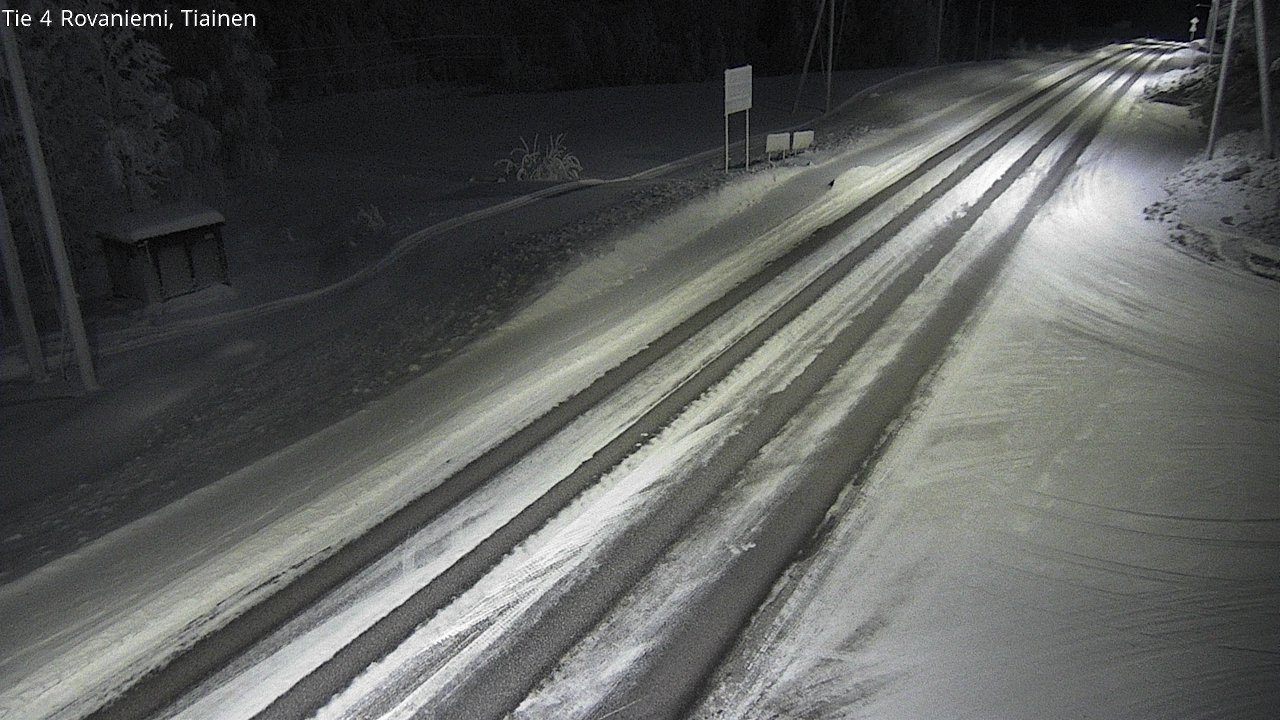 Kelikamerat Kuva Tie 4 Rovaniemi, Tiainen, Rovaniemi, Lappi