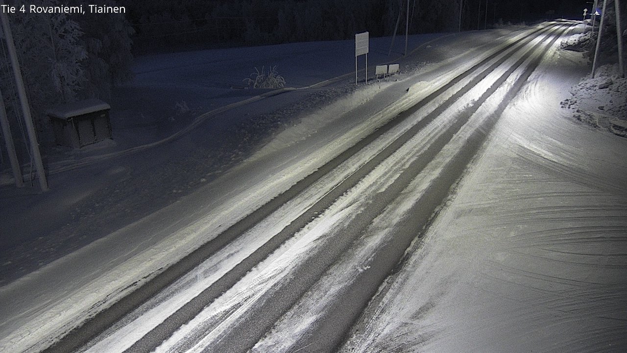 Kelikamerat Kuva Tie 4 Rovaniemi, Tiainen, Rovaniemi, Lappi