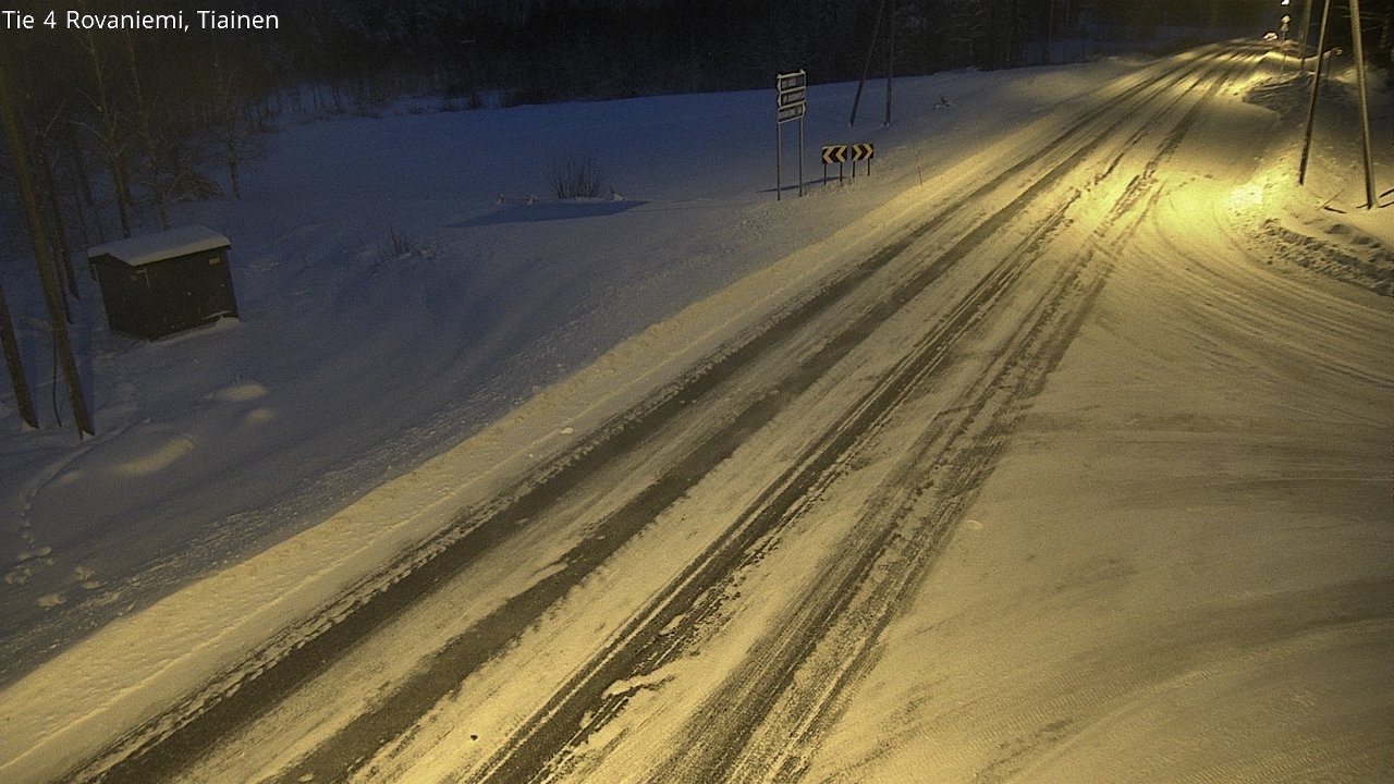 Kelikamerat Kuva Tie 4 Rovaniemi, Tiainen, Rovaniemi, Lappi