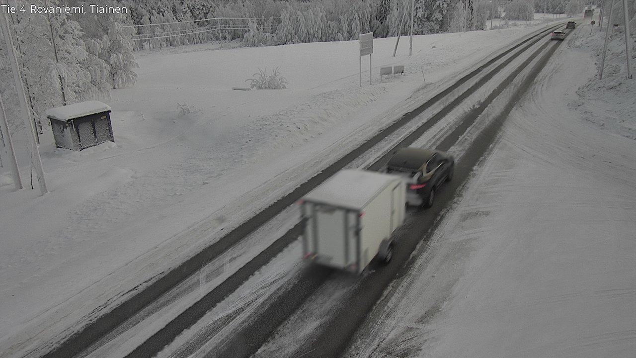 Kelikamerat Kuva Tie 4 Rovaniemi, Tiainen, Rovaniemi, Lappi