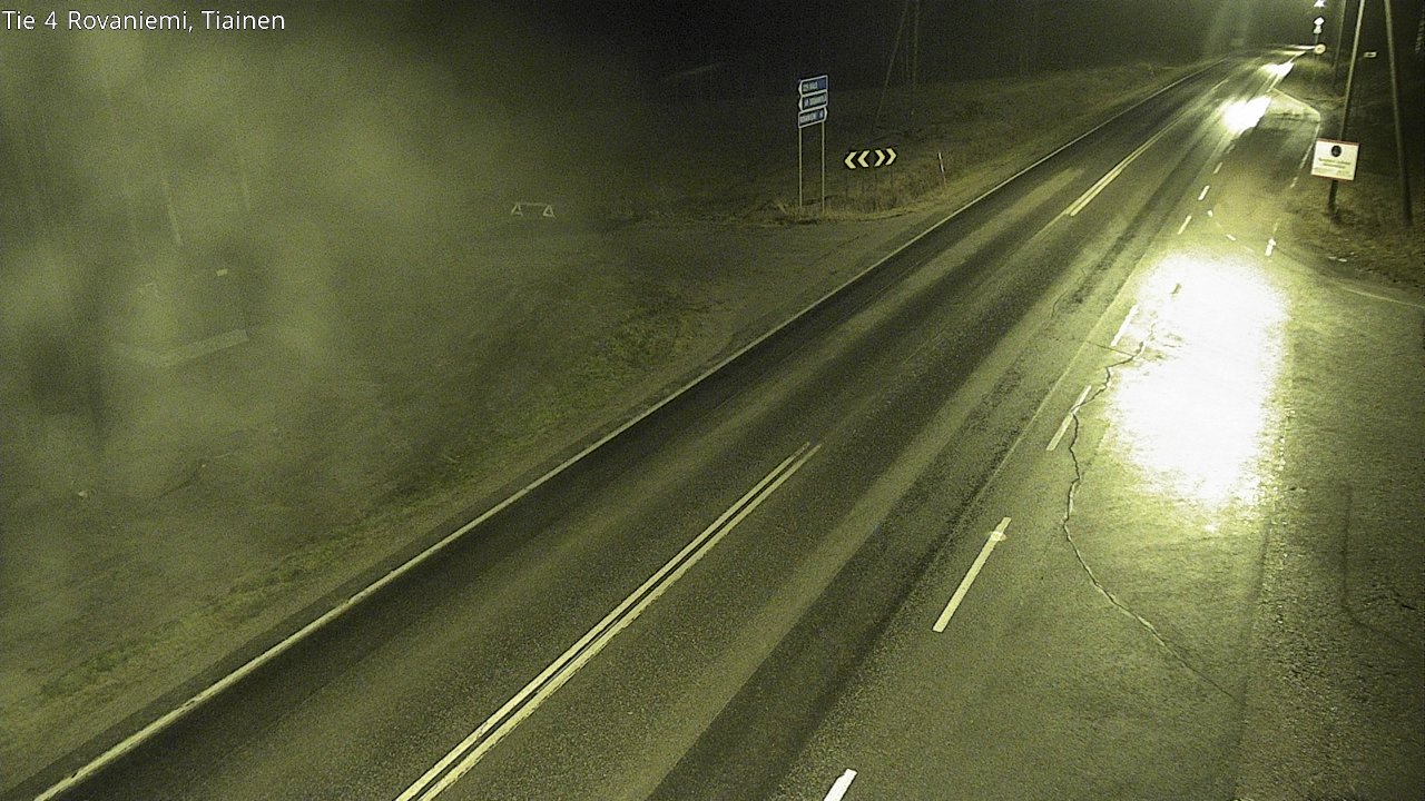 Kelikamerat Kuva Tie 4 Rovaniemi, Tiainen, Rovaniemi, Lappi