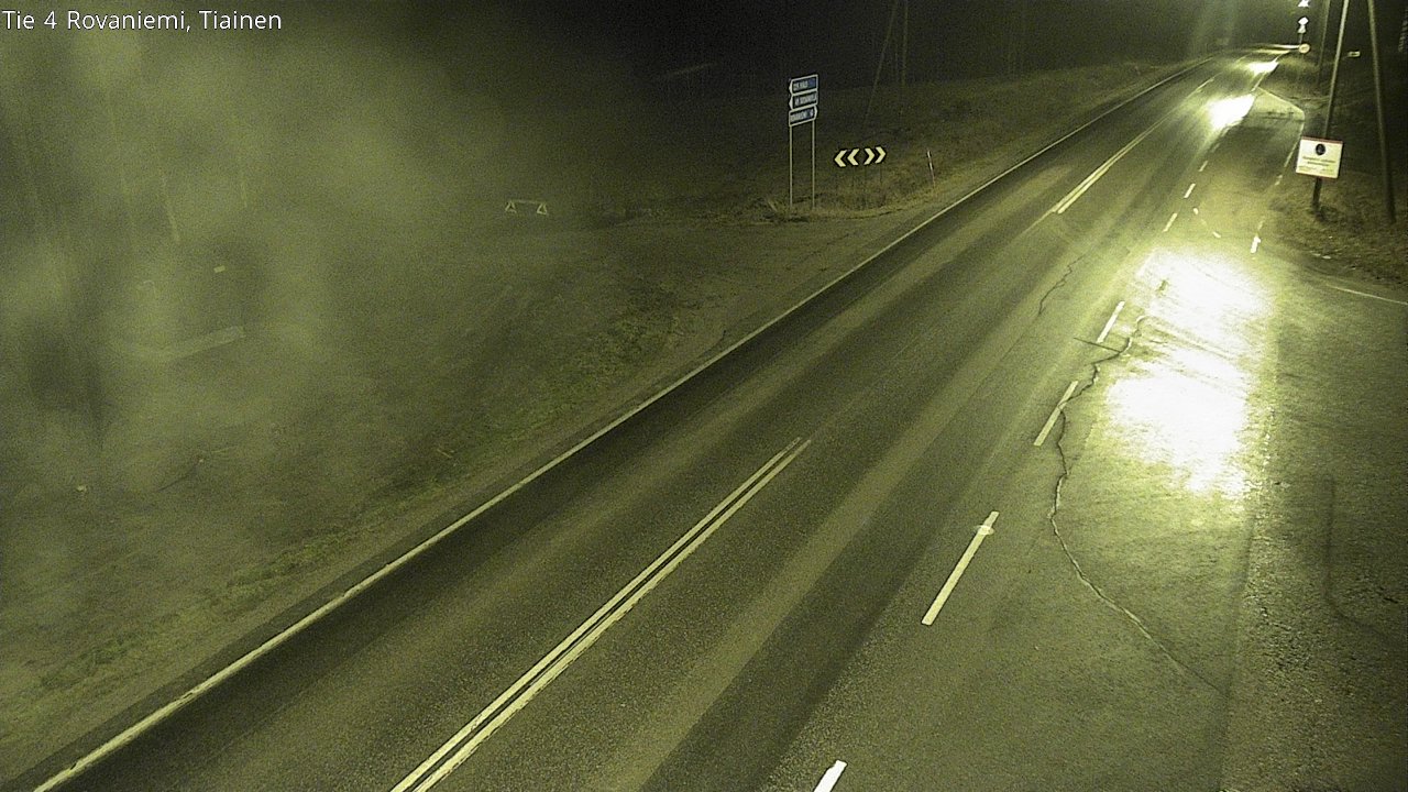 Kelikamerat Kuva Tie 4 Rovaniemi, Tiainen, Rovaniemi, Lappi