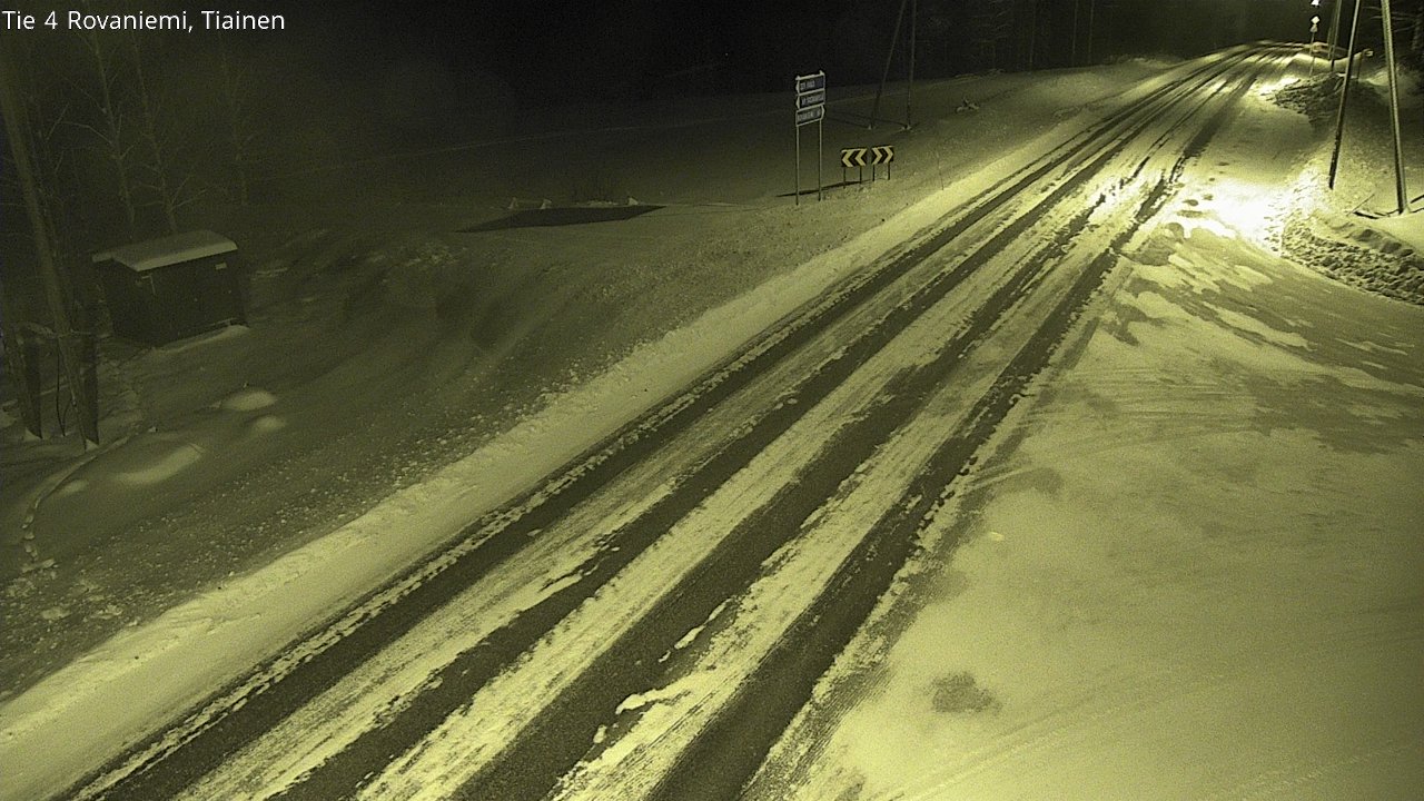 Kelikamerat Kuva Tie 4 Rovaniemi, Tiainen, Rovaniemi, Lappi