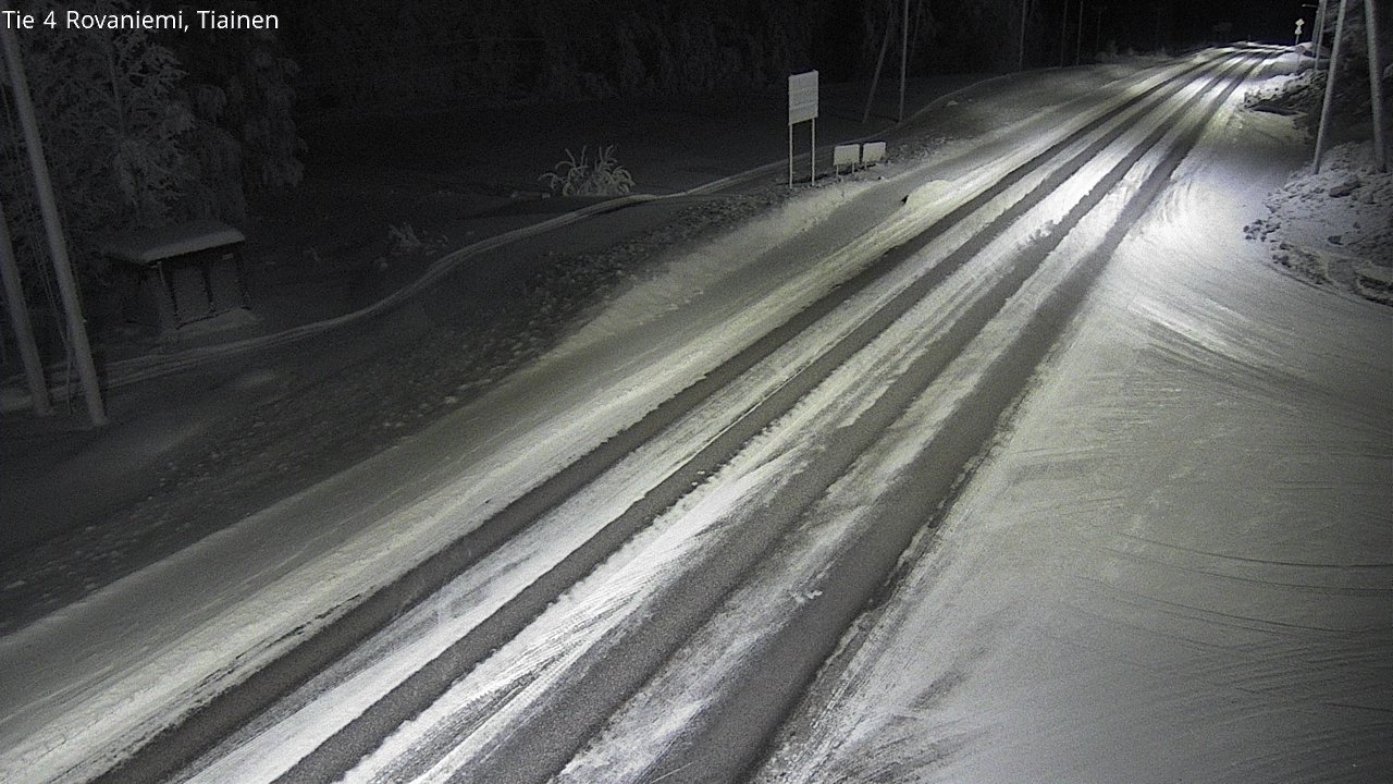 Kelikamerat Kuva Tie 4 Rovaniemi, Tiainen, Rovaniemi, Lappi