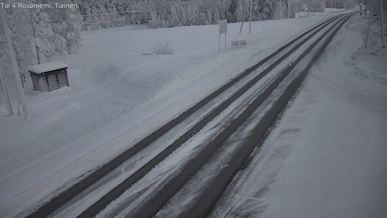 Kelikamerat Kuva Tie 4 Rovaniemi, Tiainen, Rovaniemi, Lappi