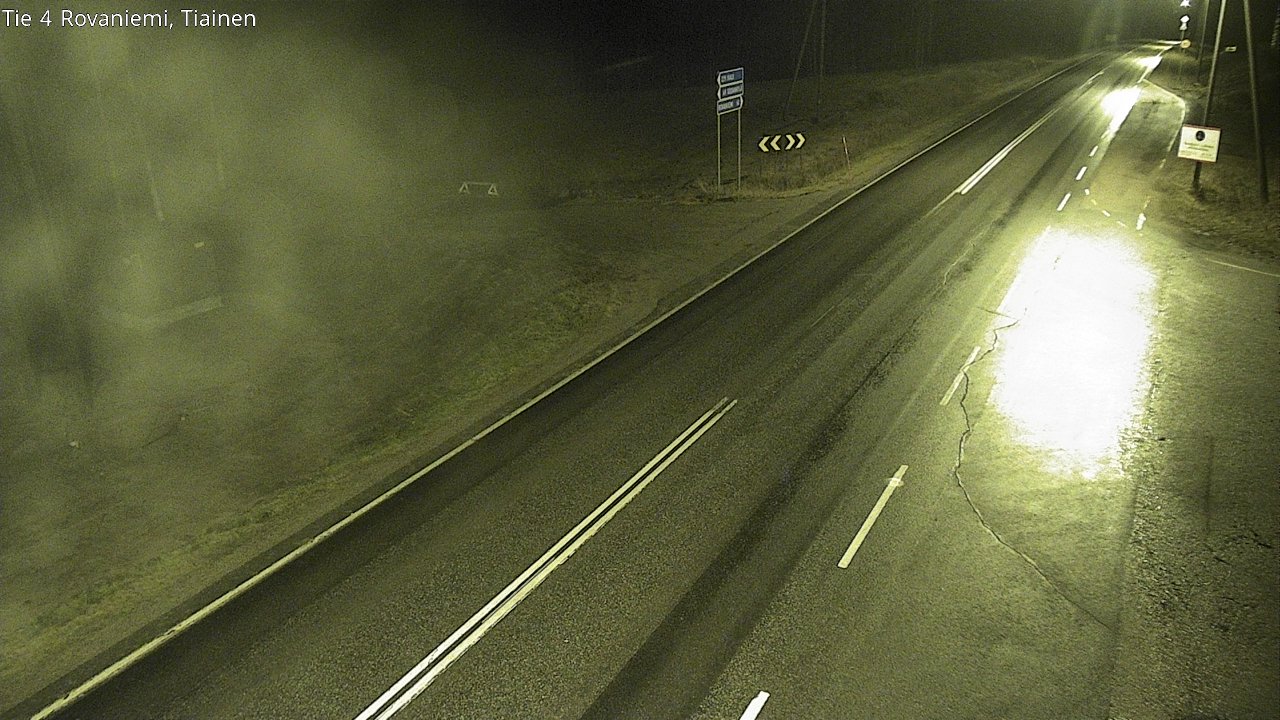 Kelikamerat Kuva Tie 4 Rovaniemi, Tiainen, Rovaniemi, Lappi