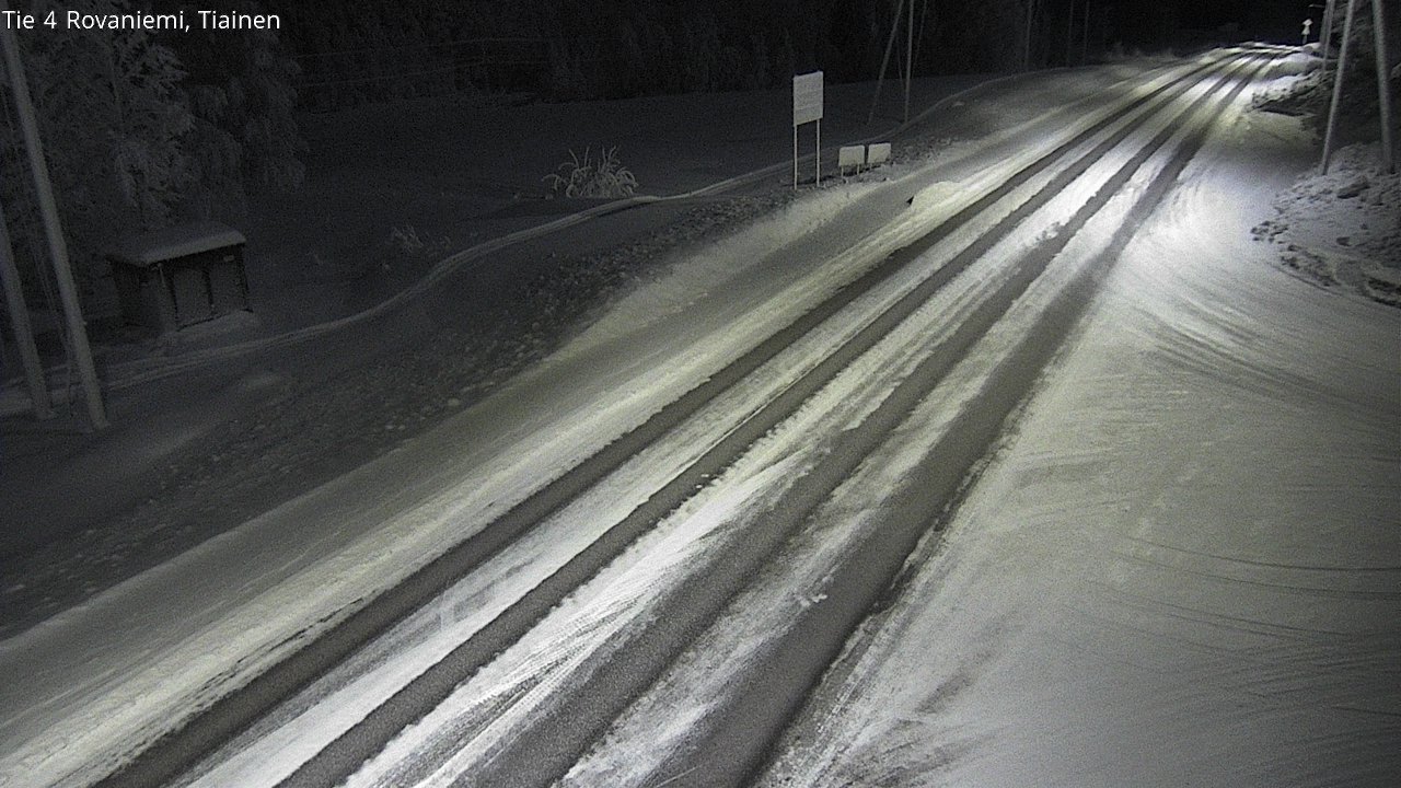 Kelikamerat Kuva Tie 4 Rovaniemi, Tiainen, Rovaniemi, Lappi