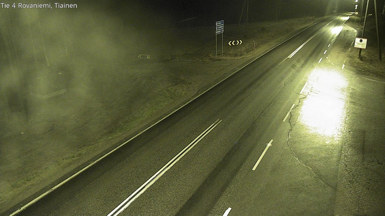 Kelikamerat Kuva Tie 4 Rovaniemi, Tiainen, Rovaniemi, Lappi