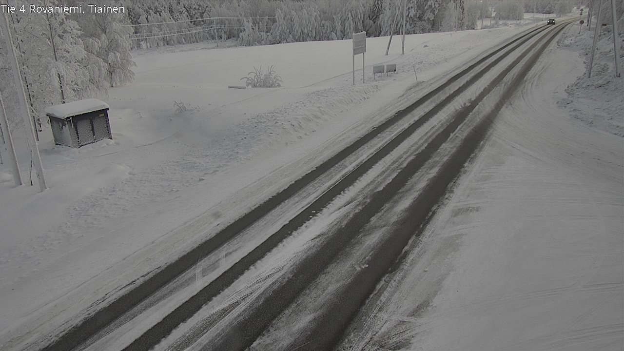 Kelikamerat Kuva Tie 4 Rovaniemi, Tiainen, Rovaniemi, Lappi