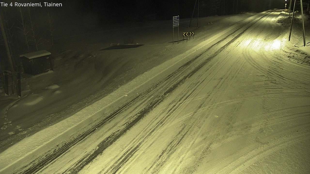 Kelikamerat Kuva Tie 4 Rovaniemi, Tiainen, Rovaniemi, Lappi