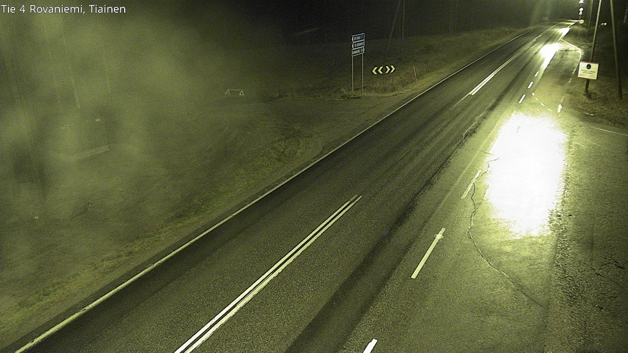 Kelikamerat Kuva Tie 4 Rovaniemi, Tiainen, Rovaniemi, Lappi