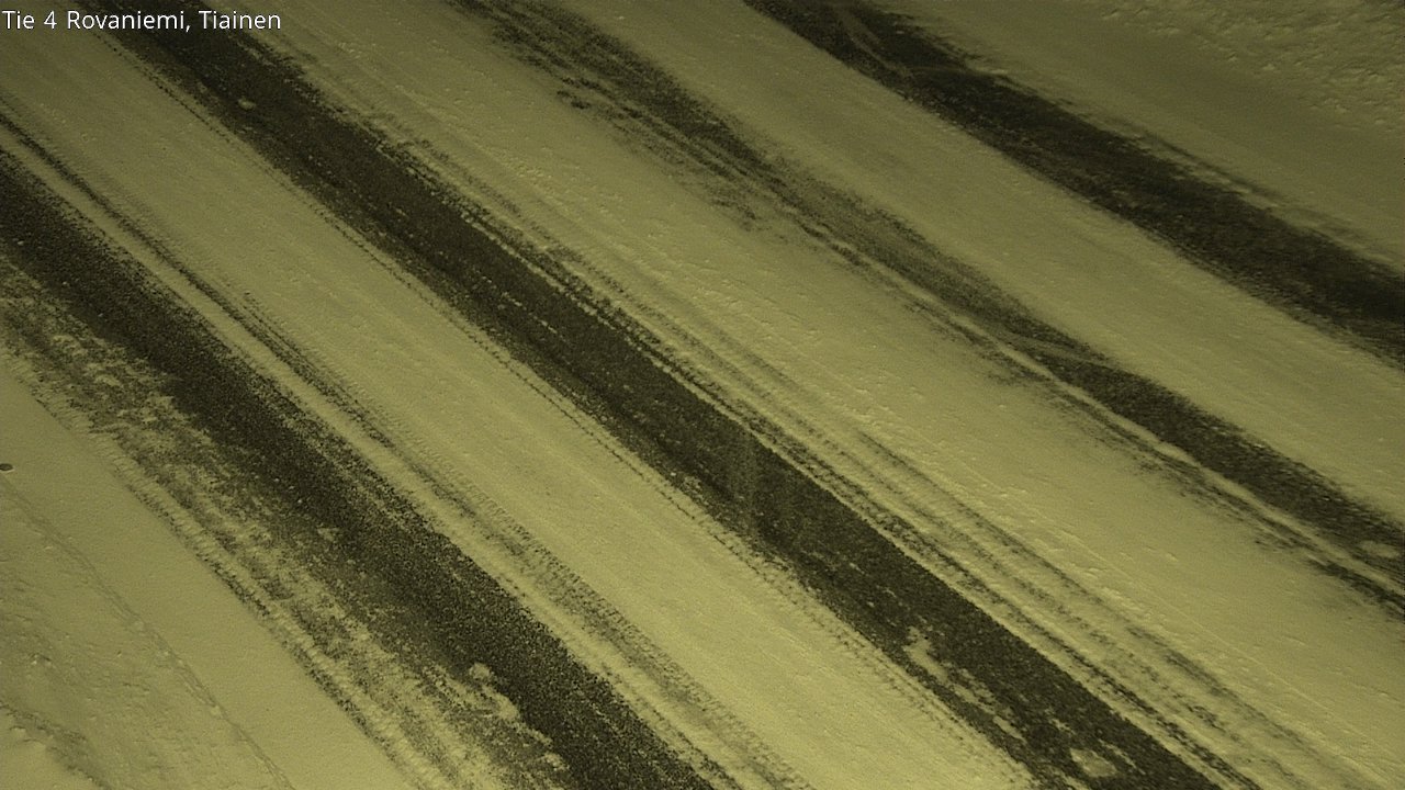 Weather Camera Image Road 4 Rovaniemi, Tiainen, Rovaniemi, Lappi