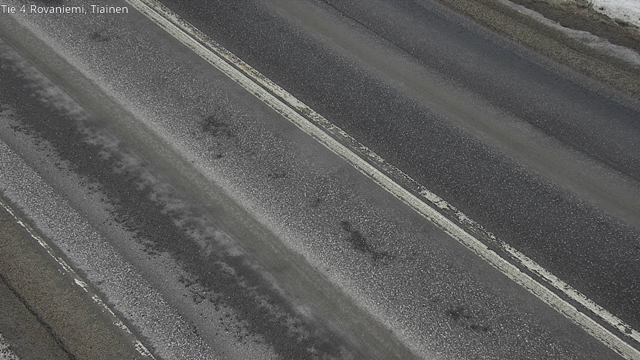Weather Camera Image Väg 4 Rovaniemi, Tiainen, Rovaniemi, Lappi
