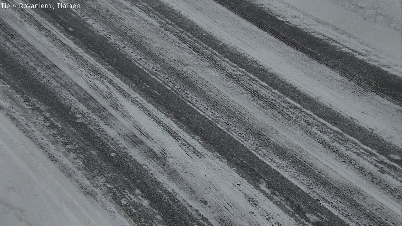 Weather Camera Image Road 4 Rovaniemi, Tiainen, Rovaniemi, Lappi
