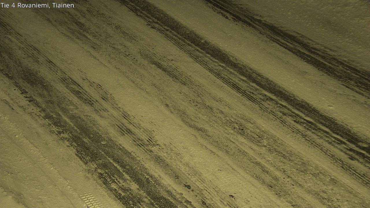 Weather Camera Image Road 4 Rovaniemi, Tiainen, Rovaniemi, Lappi