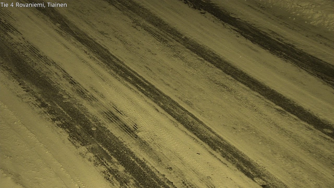 Weather Camera Image Road 4 Rovaniemi, Tiainen, Rovaniemi, Lappi