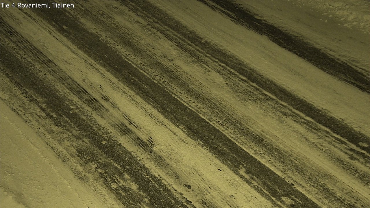 Weather Camera Image Road 4 Rovaniemi, Tiainen, Rovaniemi, Lappi