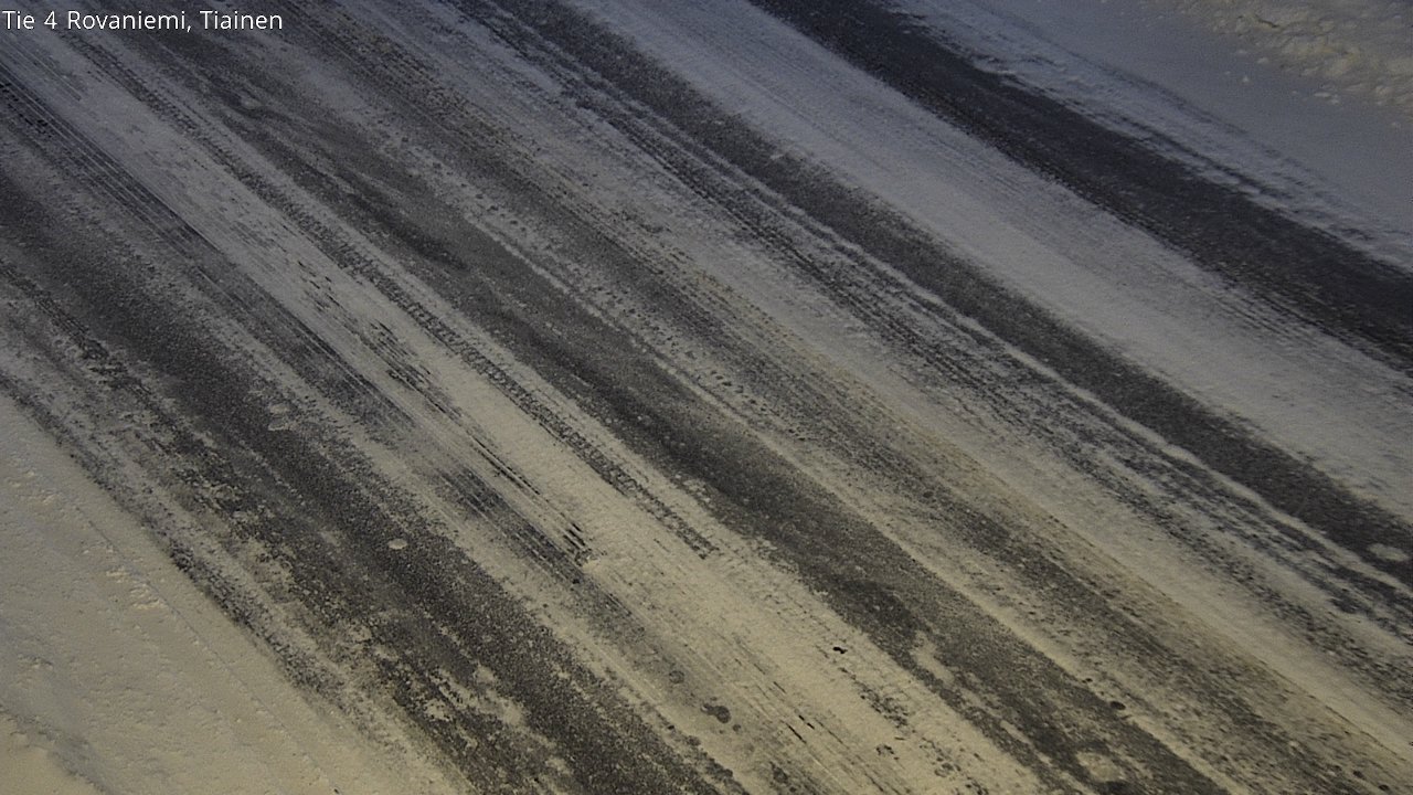 Weather Camera Image Road 4 Rovaniemi, Tiainen, Rovaniemi, Lappi