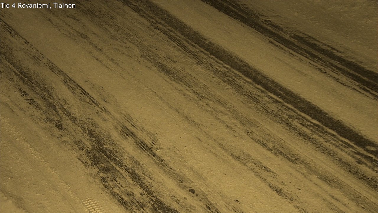 Weather Camera Image Road 4 Rovaniemi, Tiainen, Rovaniemi, Lappi