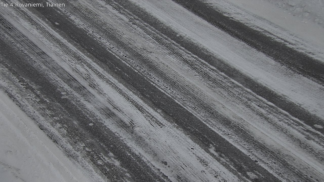 Weather Camera Image Road 4 Rovaniemi, Tiainen, Rovaniemi, Lappi