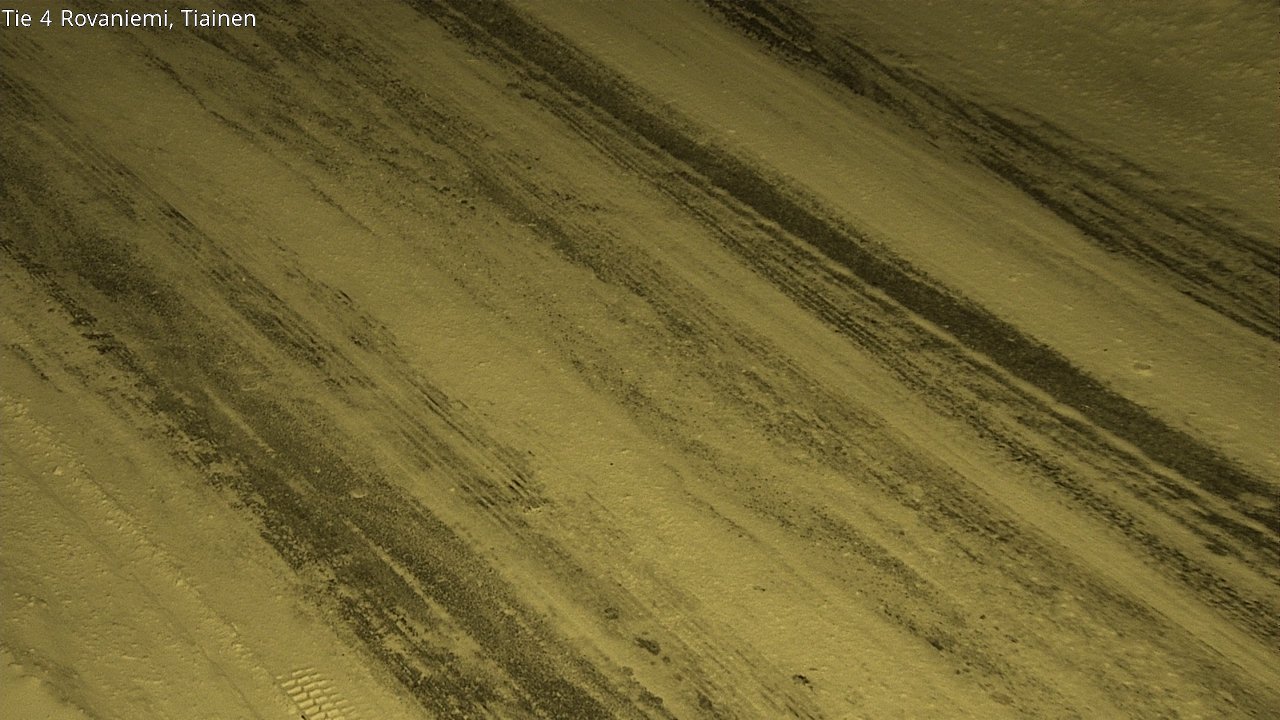 Weather Camera Image Road 4 Rovaniemi, Tiainen, Rovaniemi, Lappi