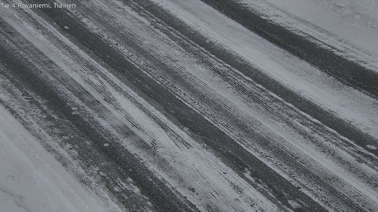 Weather Camera Image Road 4 Rovaniemi, Tiainen, Rovaniemi, Lappi