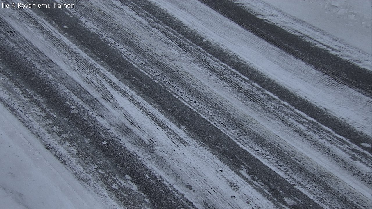 Weather Camera Image Road 4 Rovaniemi, Tiainen, Rovaniemi, Lappi