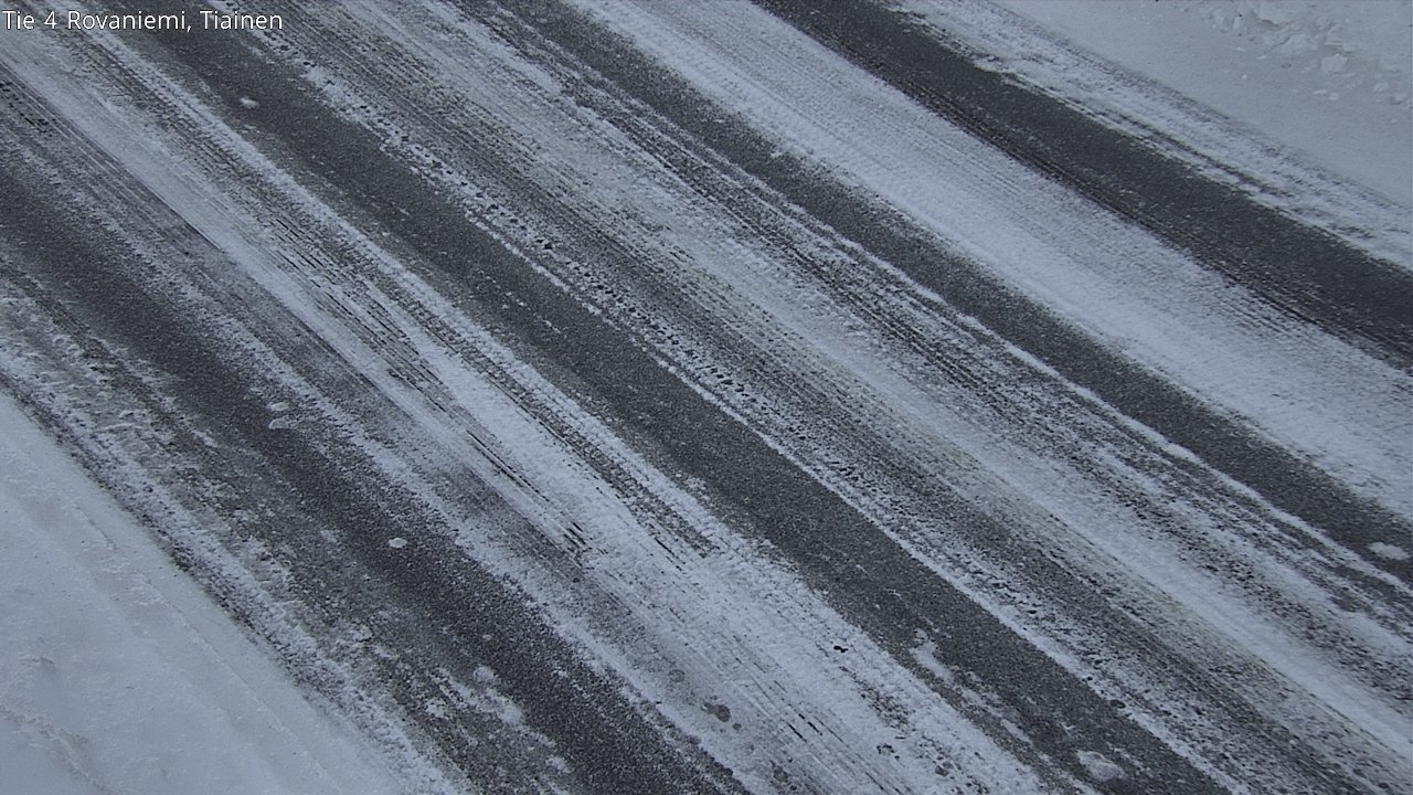Weather Camera Image Road 4 Rovaniemi, Tiainen, Rovaniemi, Lappi