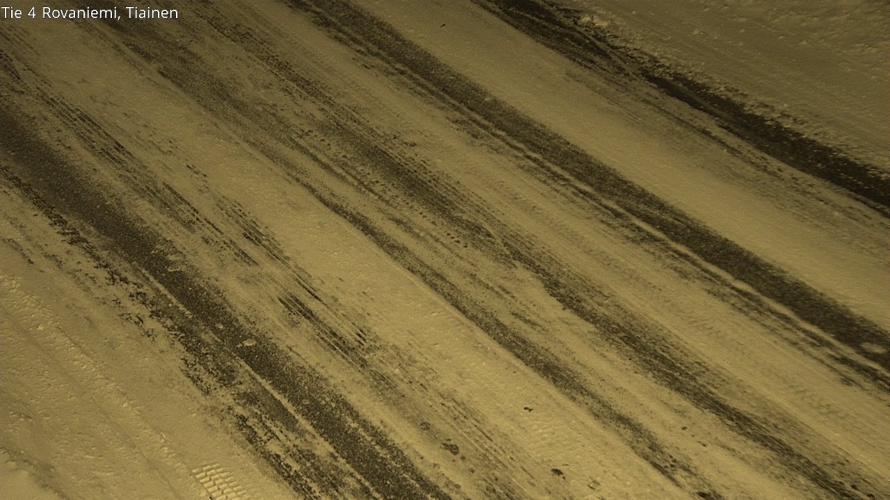 Weather Camera Image Road 4 Rovaniemi, Tiainen, Rovaniemi, Lappi