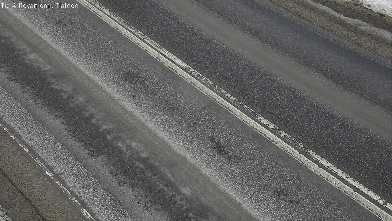 Weather Camera Image Väg 4 Rovaniemi, Tiainen, Rovaniemi, Lappi