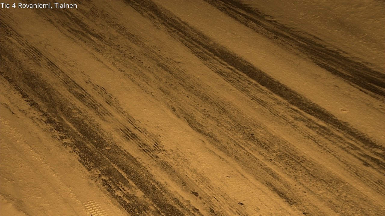 Weather Camera Image Road 4 Rovaniemi, Tiainen, Rovaniemi, Lappi